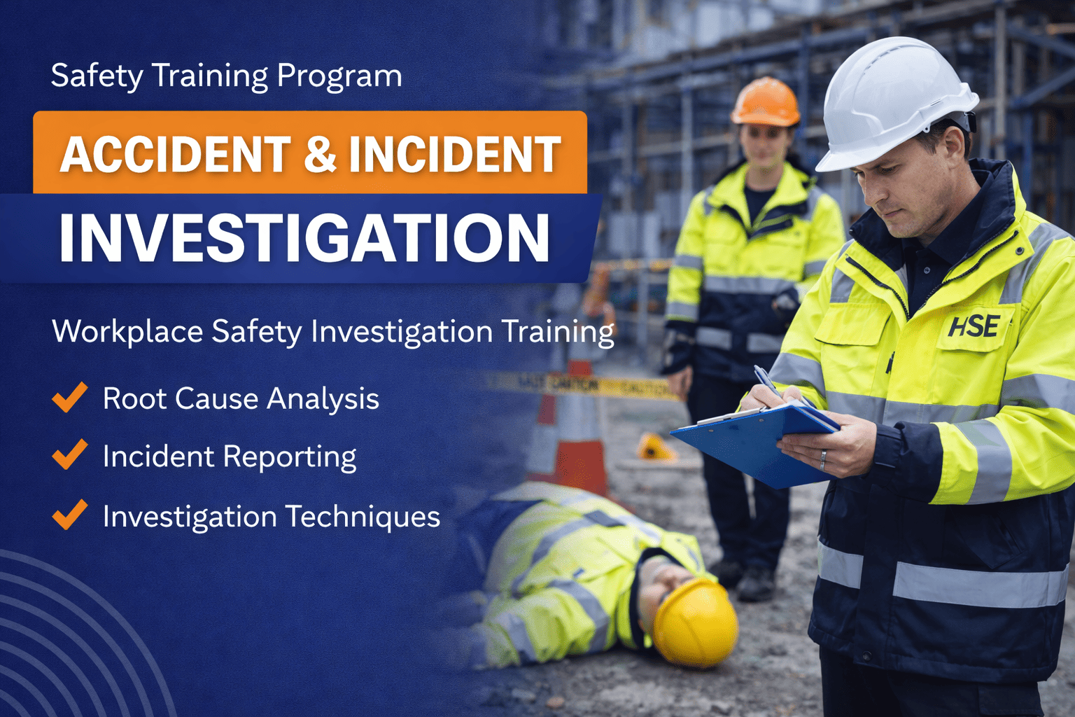 Workplace incident analysis and root cause training